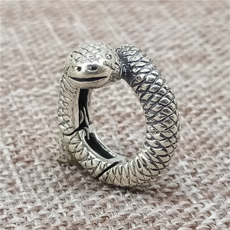Lobster Clasp Silver - Snake Link Lobster Clasp Connector in