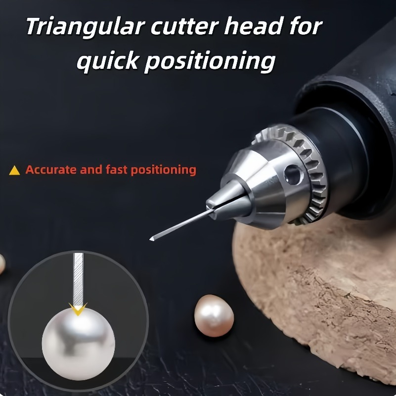 Jewelry Making Torch - Pearl Drilling Needle, Double Headed Triangular