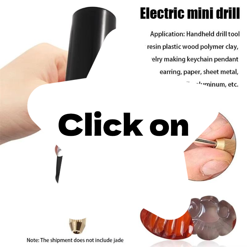 Jewelry Making Drill - 1 Set Handheld Mini Electric Drill