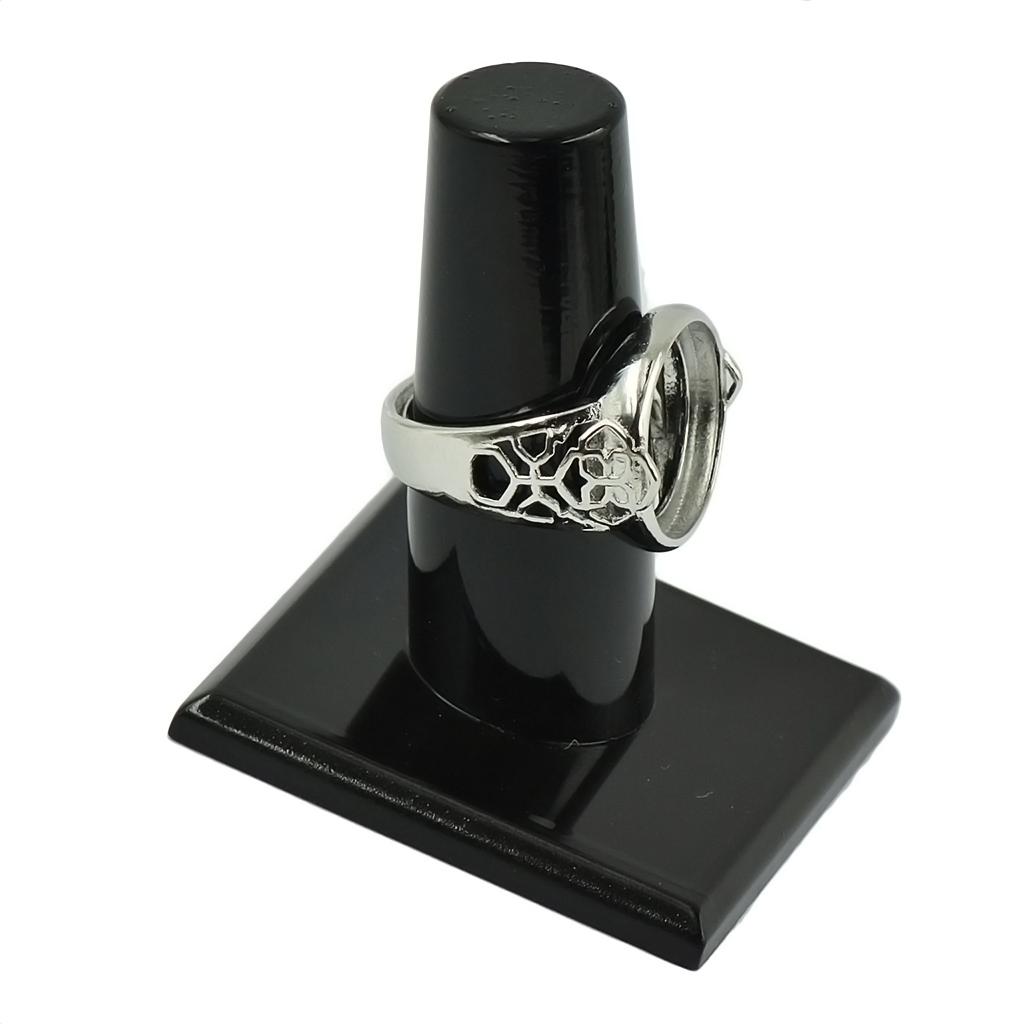 Jewelry Making At Home - Silver Brass Adjustable Ring Bezel Blank