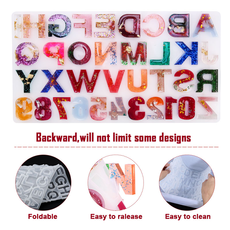 Alphabet Epoxy Resin Mold Kit  - Jewelry Making Drill review and price