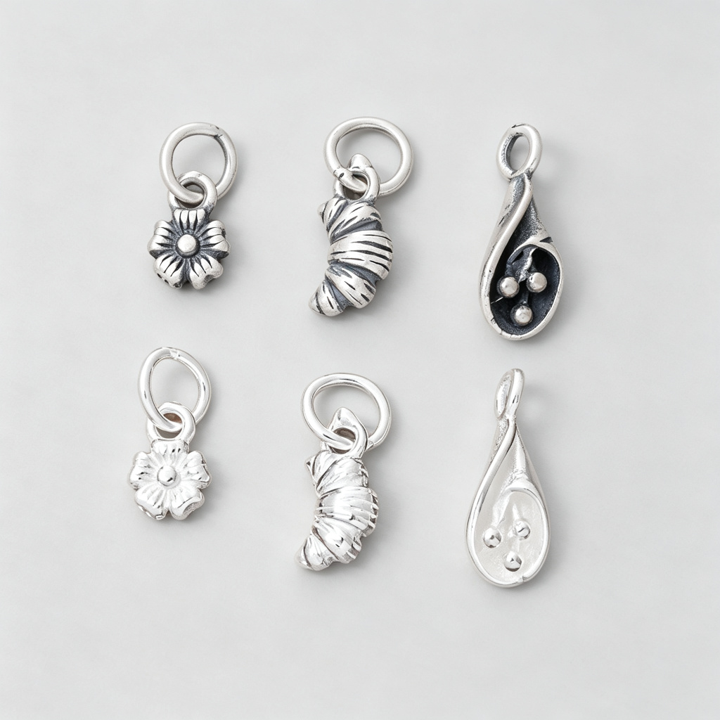 925 Silver Small Charms Retro  - Jewelry Making In La review and price