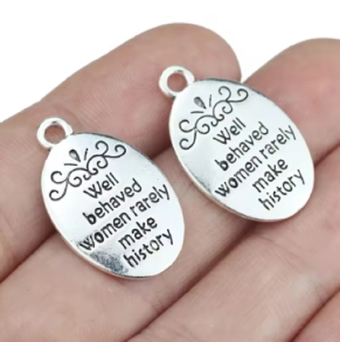 10 Pcs/Lot Oval Antique Silver - Jewelry Making History review and price
