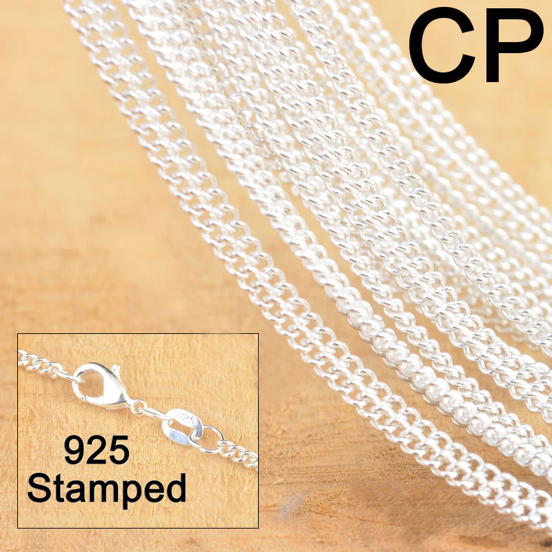 10PCS Hot Sale 18 Inch 925 Ste - Lobster Clasp Silver review and price