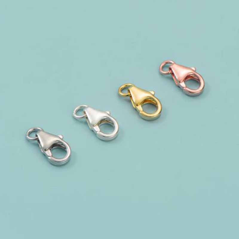 2pcs Genuine Real Pure Solid 9 - Lobster Clasp Silver review and price