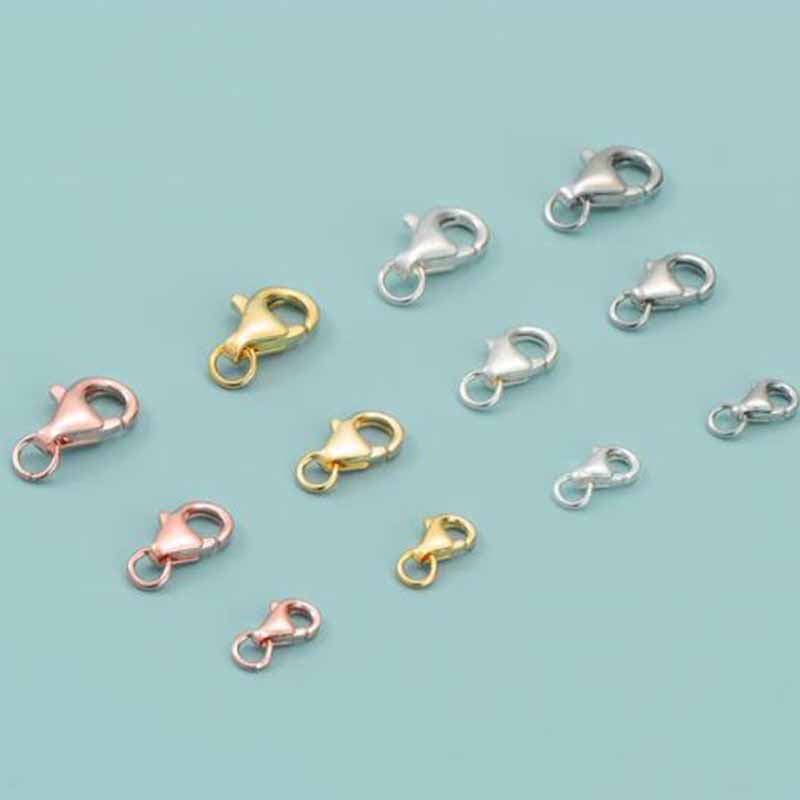 2pcs Genuine Real Pure Solid 9 - Lobster Clasp Silver review and price