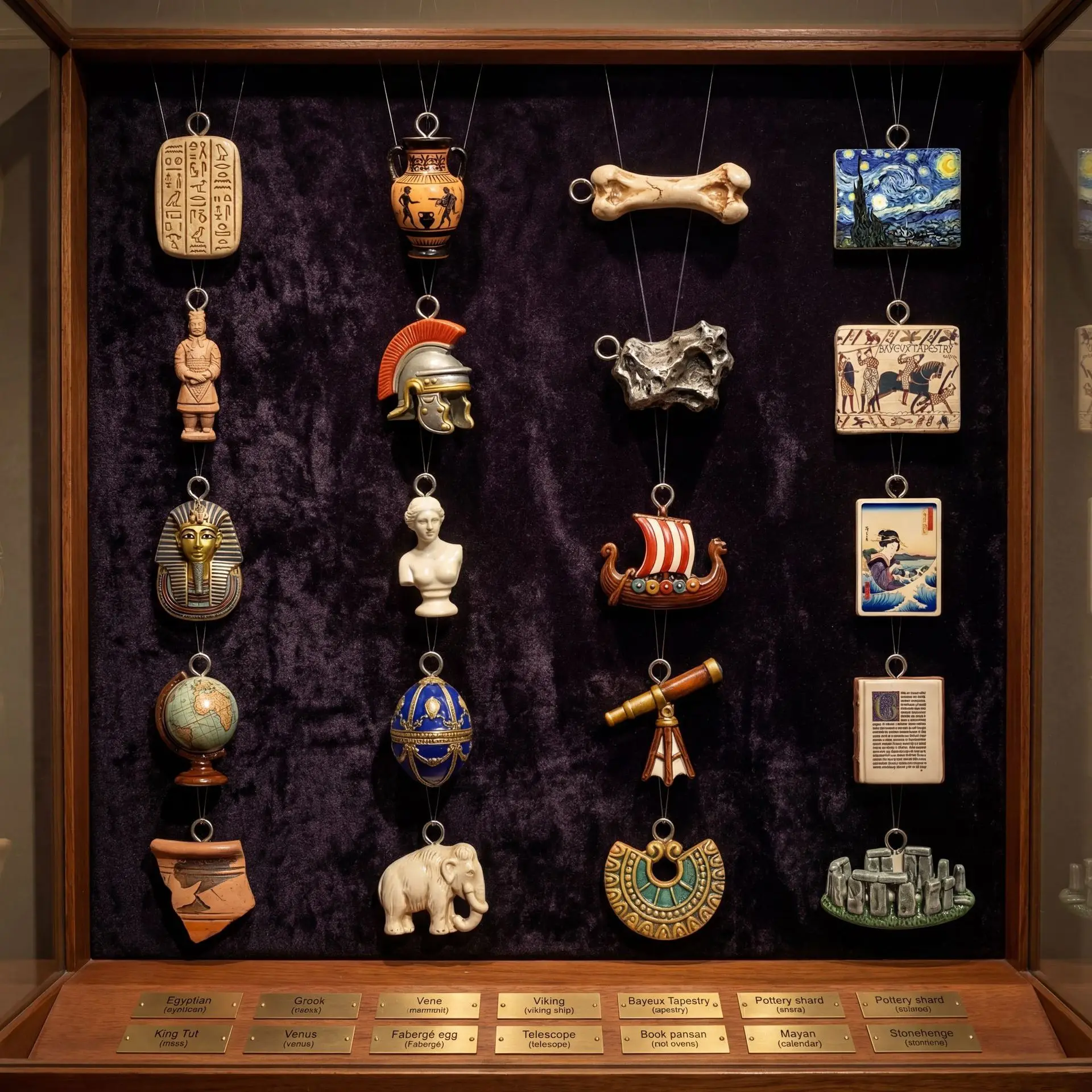 Mini Pendant Antique World His - Jewelry Making History review and price