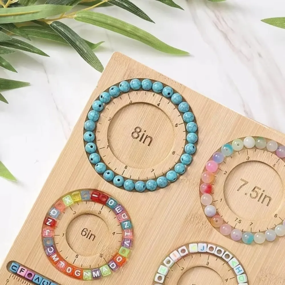 8 Type Wooden Flocked Beading  - Jewelry Making Board review and price