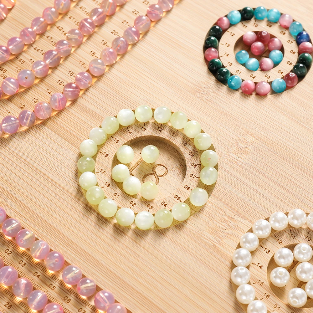8 Type Wooden Flocked Beading  - Jewelry Making Board review and price