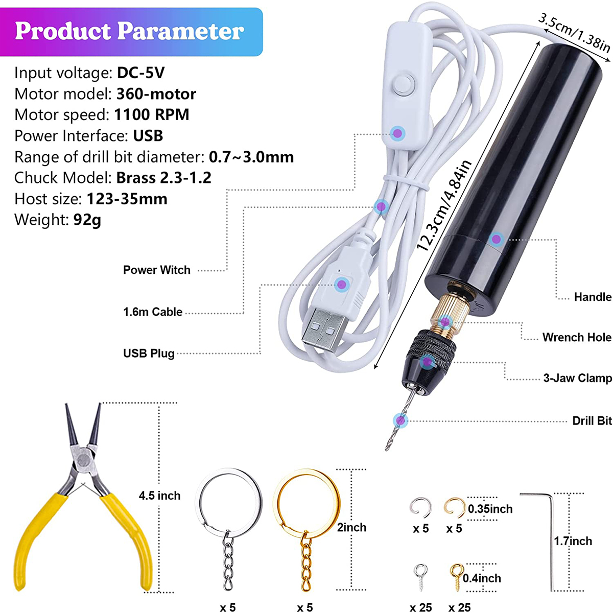 Handheld Mini Electric Drill D - Jewelry Making Dc review and price