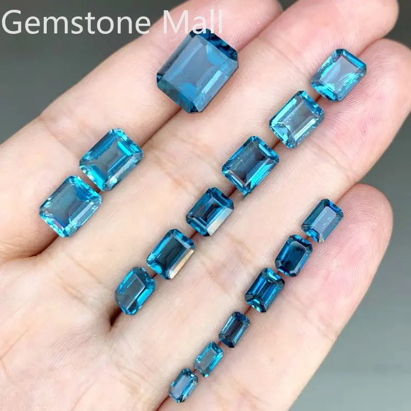 Emerald Cut Natural Topaz 4mm* - Jewelry Making London review and price