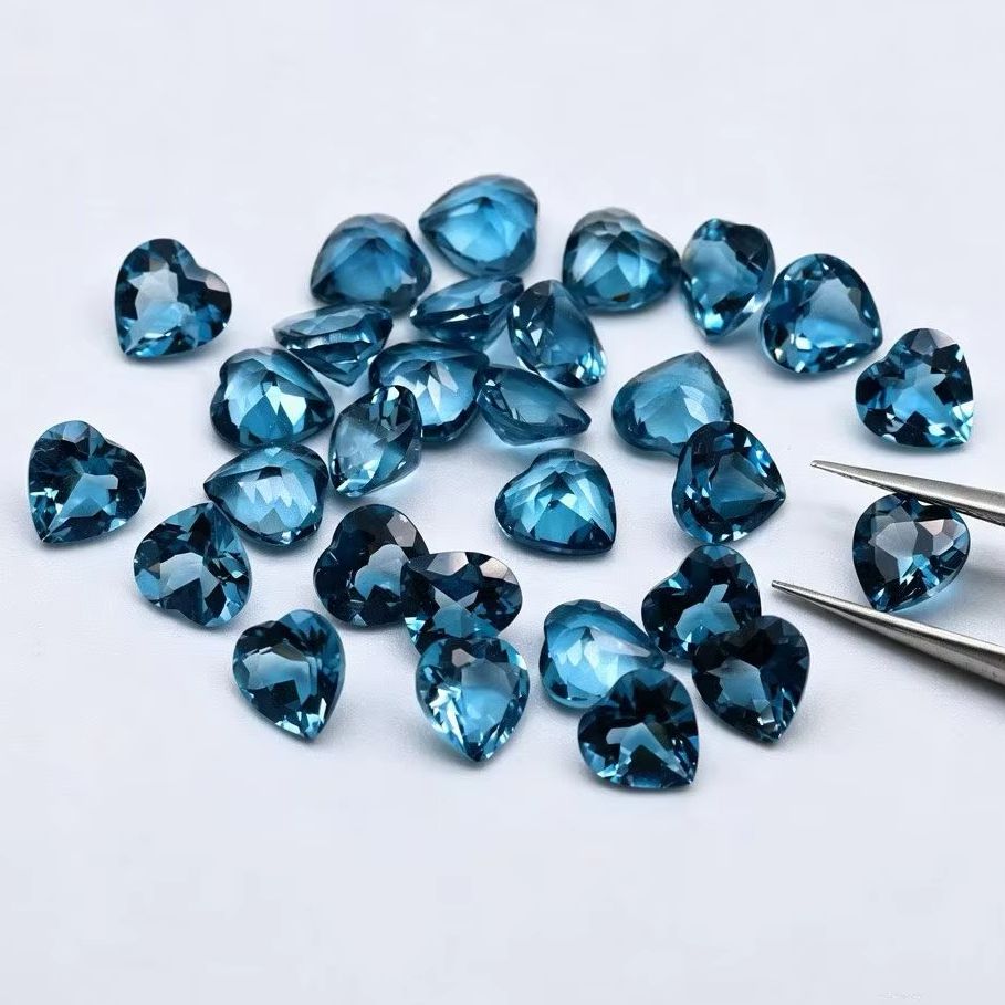 Natural Heart Cut London Blue  - Jewelry Making London review and price