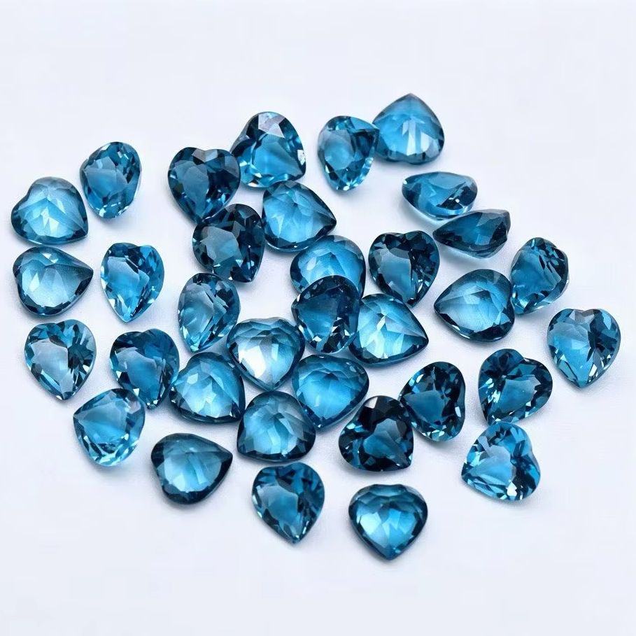 Natural Heart Cut London Blue  - Jewelry Making London review and price