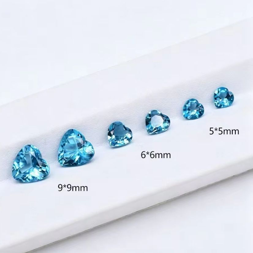 Natural Heart Cut London Blue  - Jewelry Making London review and price