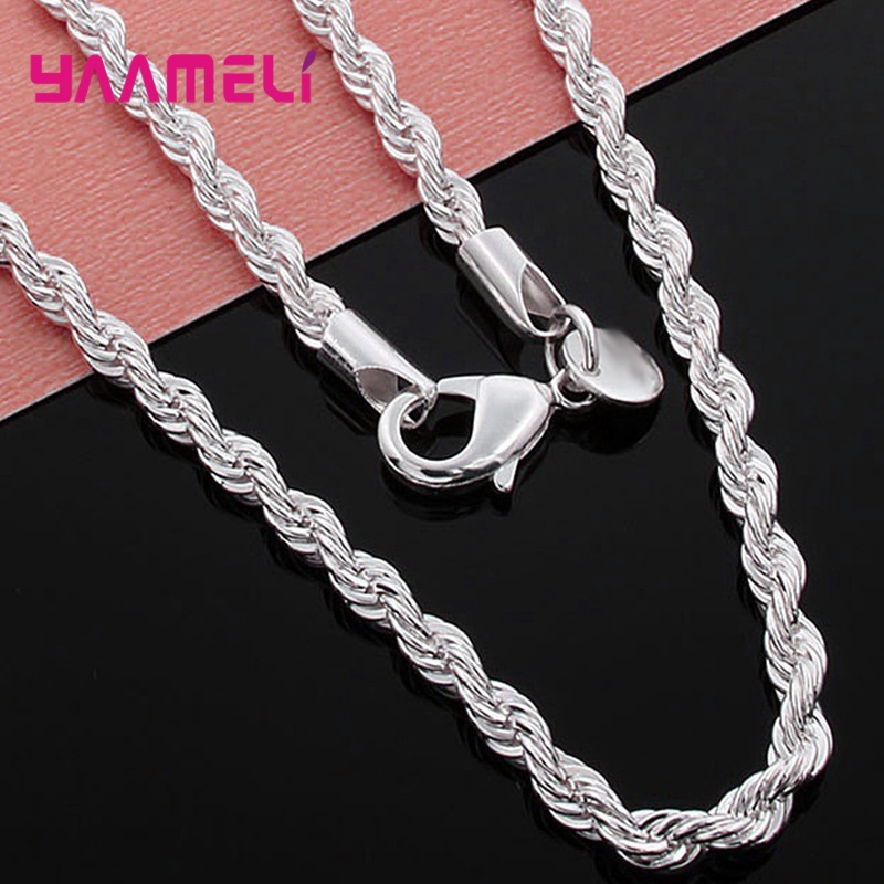Top Sale Real Pure 925 Sterlin - Lobster Clasp Silver review and price