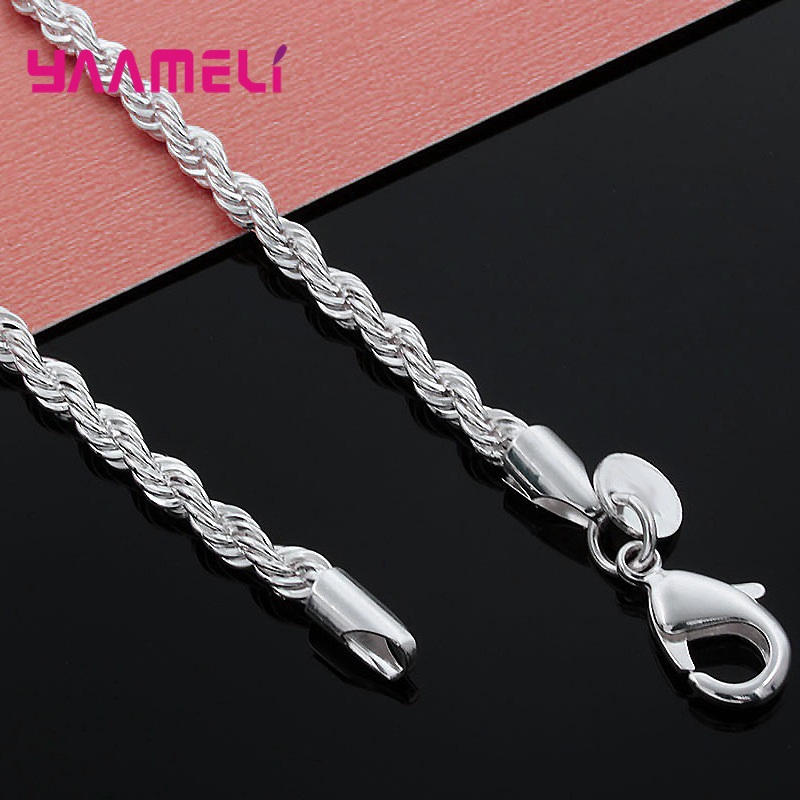 Top Sale Real Pure 925 Sterlin - Lobster Clasp Silver review and price