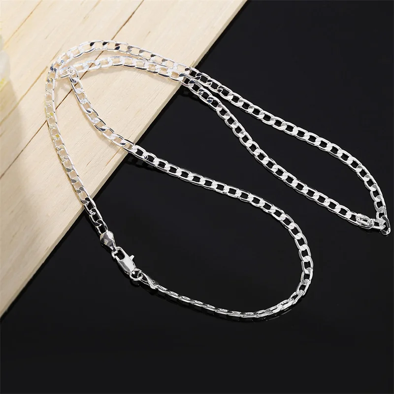 Men's 925 Sterling Silver Neck - Lobster Clasp Silver review and price