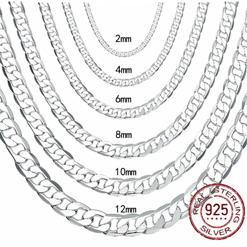 Men's 925 Sterling Silver Neck - Lobster Clasp Silver review and price