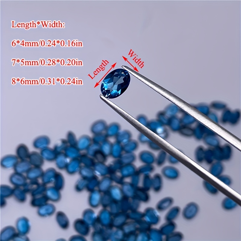 1pc natural London blue topaz- - Jewelry Making London review and price