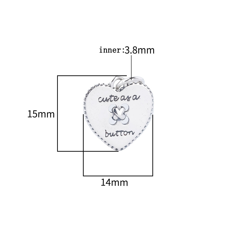925 Sterling Silver Heart Butt - Jewelry Making In La review and price