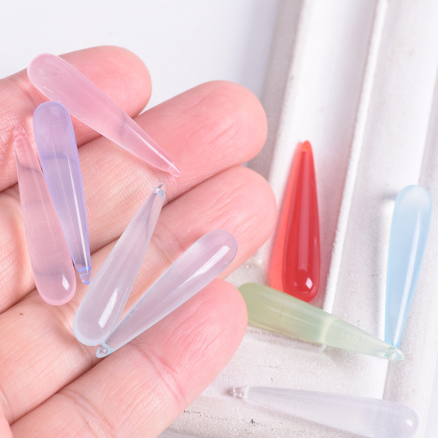 10pcs Long Teardrop Shape 35x7 - Jewelry Making Drill review and price