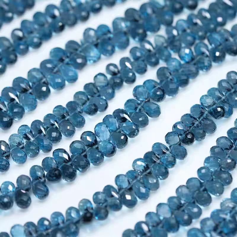 6A London blue Topaz drop face - Jewelry Making London review and price