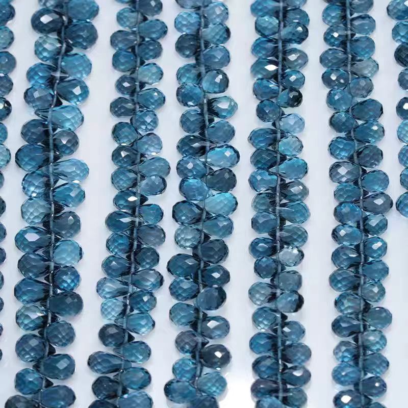 6A London blue Topaz drop face - Jewelry Making London review and price