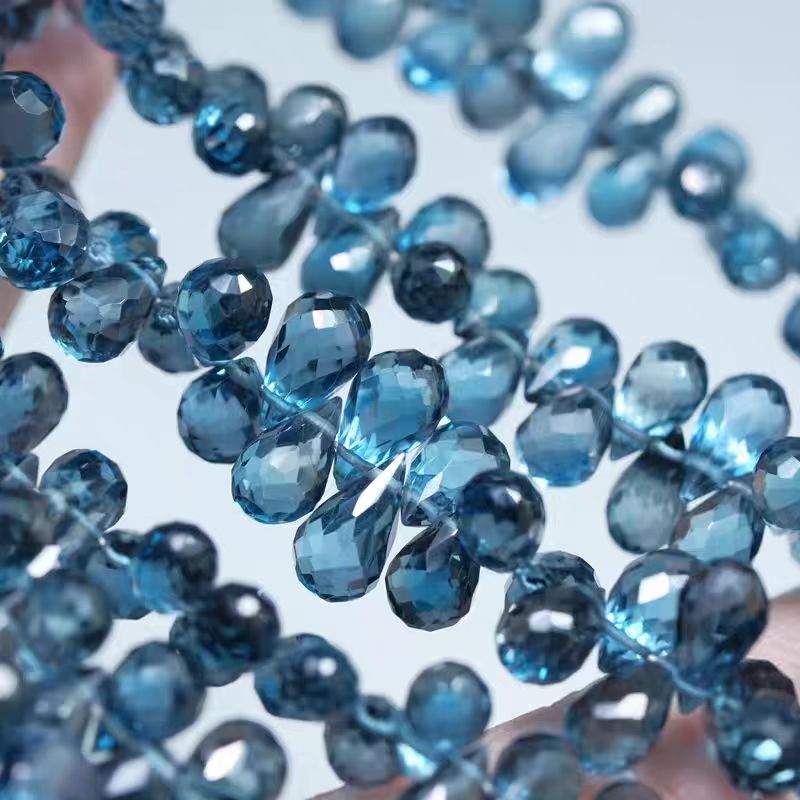 6A London blue Topaz drop face - Jewelry Making London review and price