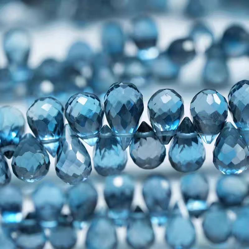 6A London blue Topaz drop face - Jewelry Making London review and price