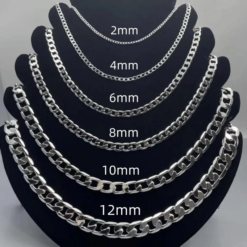 Men's 925 Sterling Silver Neck - Lobster Clasp Silver review and price