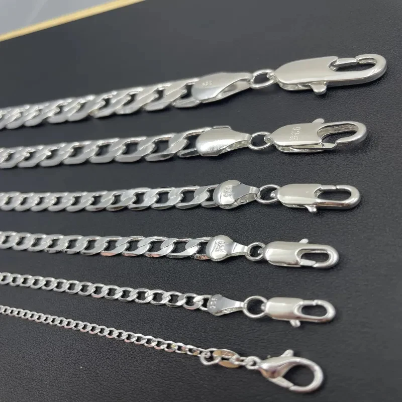 Men's 925 Sterling Silver Neck - Lobster Clasp Silver review and price