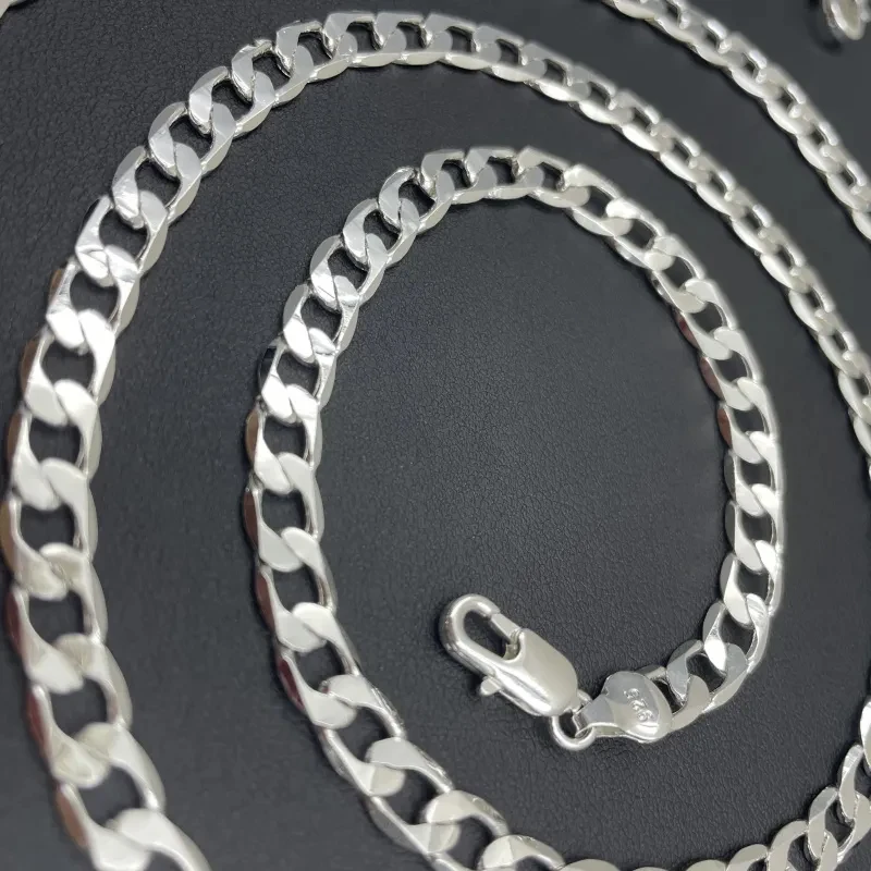 Men's 925 Sterling Silver Neck - Lobster Clasp Silver review and price