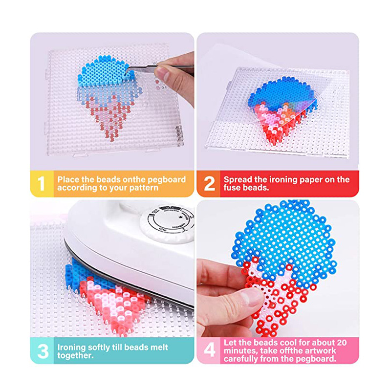 4Pcs 2.6mm Hama Beads Square L - Jewelry Making Board review and price