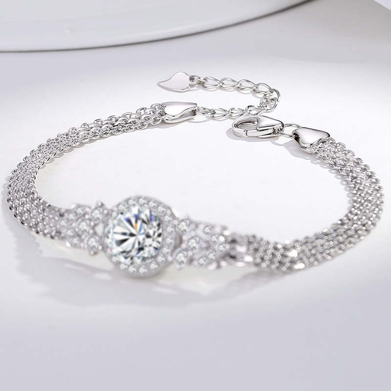 New 2 Carat D Color VVS1 Moiss - Lobster Clasp Silver review and price