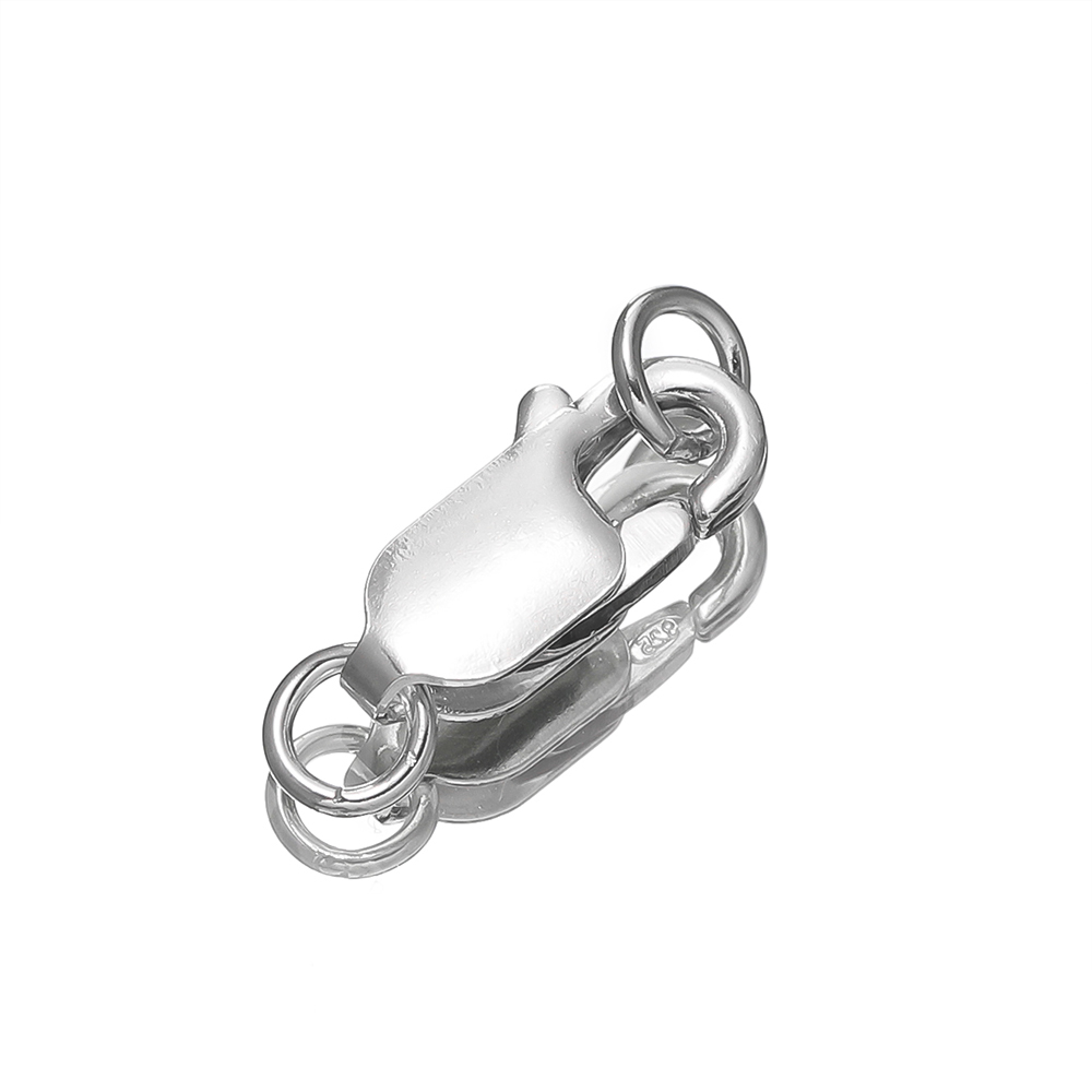 2Pcs Solid Silver Lobster Clas - Lobster Clasp Silver review and price