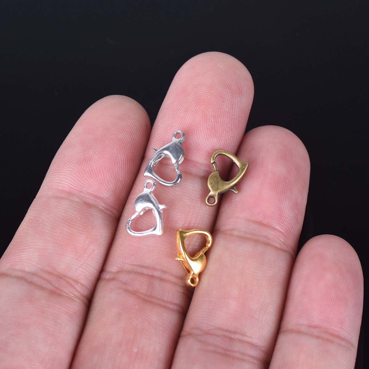 30pcs 12x8mm Gold/Silver/Bronz - Lobster Clasp Silver review and price